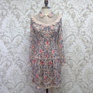 Needle & Thread Embroidered and Beaded Dress